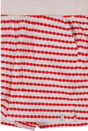 LOOXS little gestreepte short wit rood Korte broek Meisjes Katoen Streep 104 - Foto 2