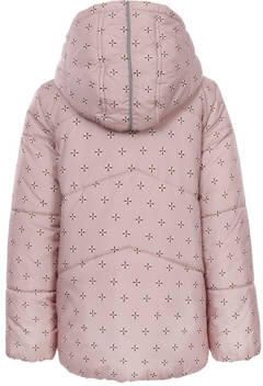 LOOXS little gewatteerde winterjas met all over print roze Meisjes Polyether Capuchon 134 - Foto 2