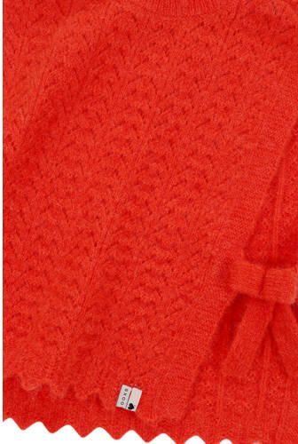 LOOXS little gilet oranje Meisjes Nylon Ronde hals Effen 128 134