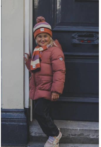 LOOXS little jas Oranje Meisjes Polyester Capuchon Effen 128