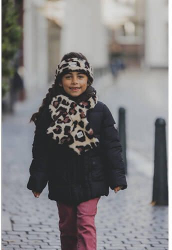 LOOXS little jas Zwart Meisjes Polyester Capuchon Effen 104 - Foto 2