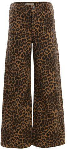 LOOXS little leopard jeans met panterprint bruin Meisjes Denim - Foto 5