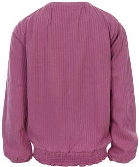 LOOXS little top roze Meisjes Katoen Ronde hals Effen 128