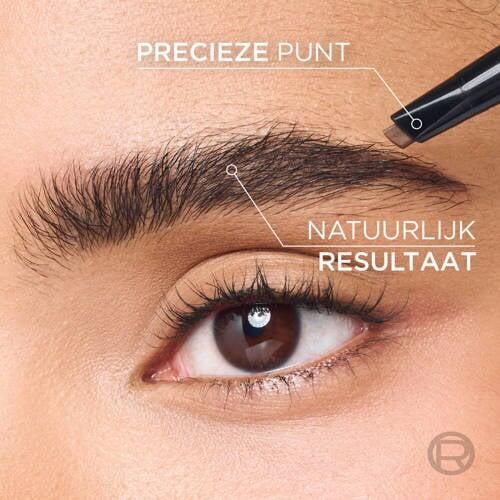 L'Oréal Paris Infaillible Brow 24H Filling Triangular Pencil wenkbrauwpotlood 3.0 brunette