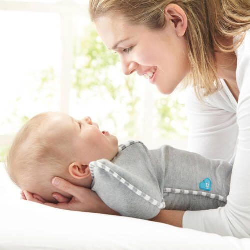 Love to Dream Swaddle UP inbakerslaapzak Fase 1 TOG 1.0 Grey Inbakerdoek Grijs - Foto 4