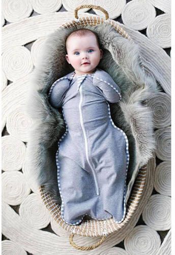 Love to Dream Swaddle UP inbakerslaapzak Fase 1 TOG 1.0 Grey Inbakerdoek Grijs - Foto 5