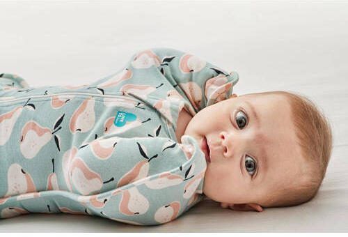 Love to Dream Swaddle UP inbakerslaapzak Fase 1 TOG 1.0 Perfect Pear Inbakerdoek Groen - Foto 2