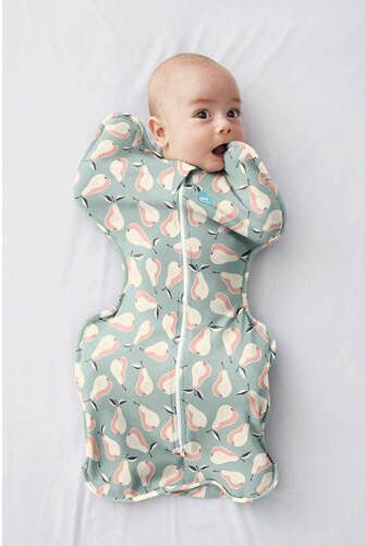 Love to Dream Swaddle UP inbakerslaapzak Fase 1 TOG 1.0 Perfect Pear Inbakerdoek Groen - Foto 4