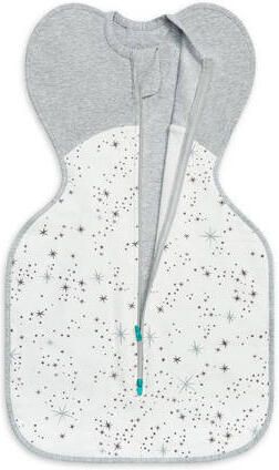 Love to Dream SwaddleUp inbakerslaapzak Fase 1 2-laags white grey TOG 1.5 Inbakerdoek 0-3 mnd - Foto 2