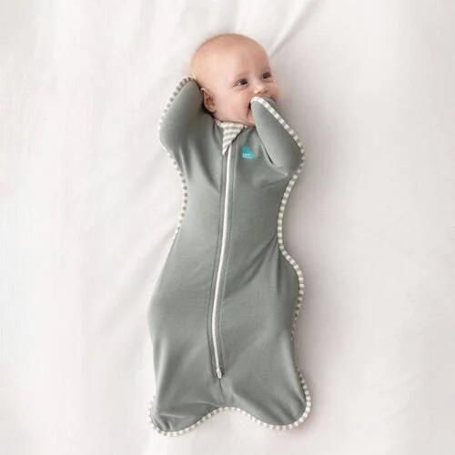 Love to Dream SwaddleUp inbakerslaapzak Fase 1 TOG 1.0 Deep Olive Inbakerdoek 0-3 mnd - Foto 2