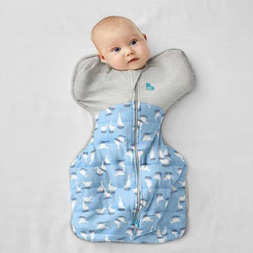 Love to Dream SwaddleUp inbakerslaapzak Fase 1 TOG 2.5 Blue Grey Inbakerdoek Blauw - Foto 2