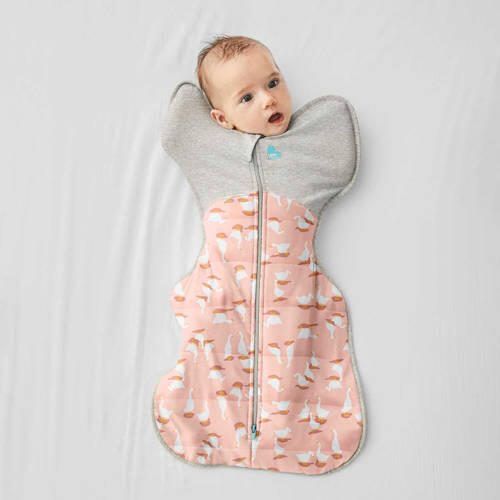 Love to Dream SwaddleUp inbakerslaapzak Fase 1 TOG 2.5 Dusty Pink Inbakerdoek Roze - Foto 2