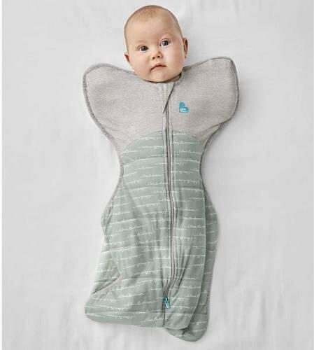 Love to Dream SwaddleUp inbakerslaapzak Fase 1 TOG 2.5 Olive Grey Inbakerdoek Groen - Foto 3