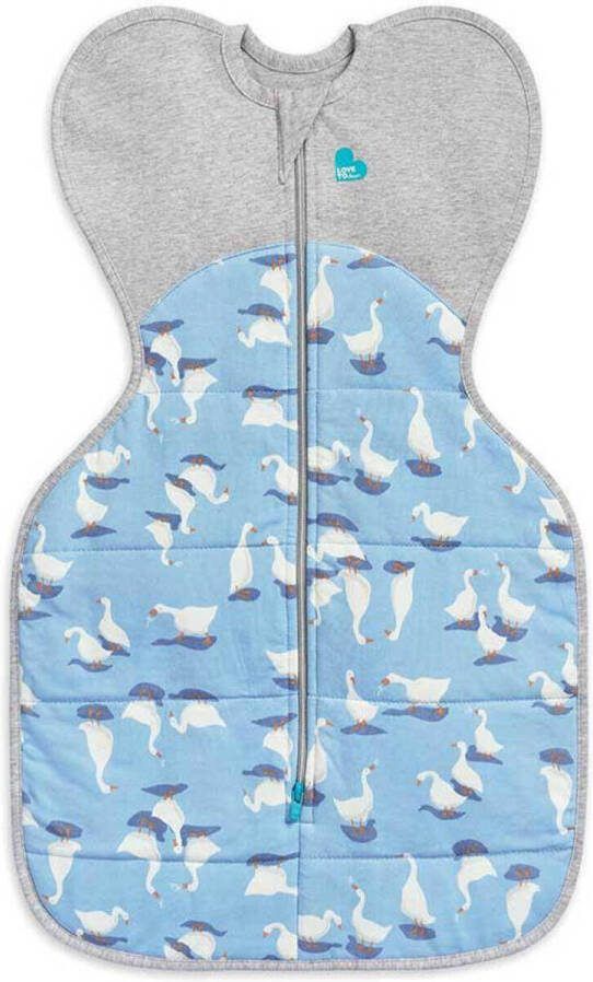 Love to Dream SwaddleUp inbakerslaapzak Fase 1 TOG 2.5 Blue Grey Inbakerdoek Blauw