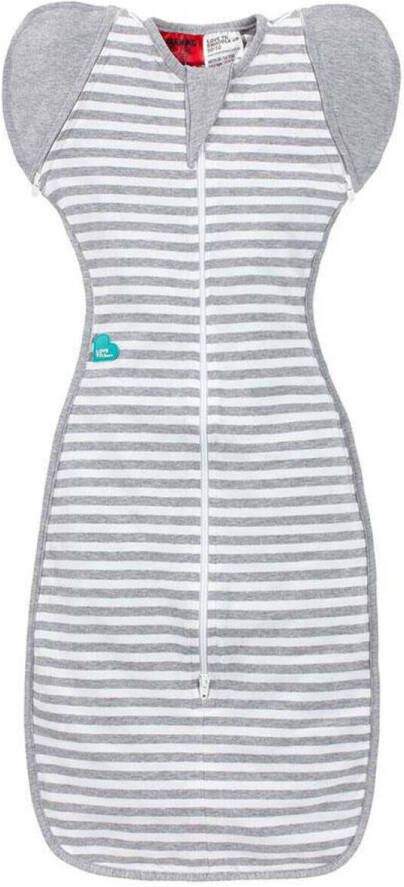 Love to Dream SwaddleUp overgangsslaapzak Fase 2 TOG 1.0 grijs wit Inbakerdoek XL - Foto 2
