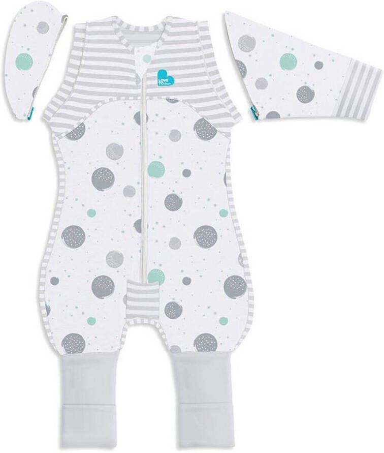 Love to Dream SwaddleUp overgangsslaapzak Fase 2 TOG 0 2 wit grijs Inbakerdoek 1 - Foto 3