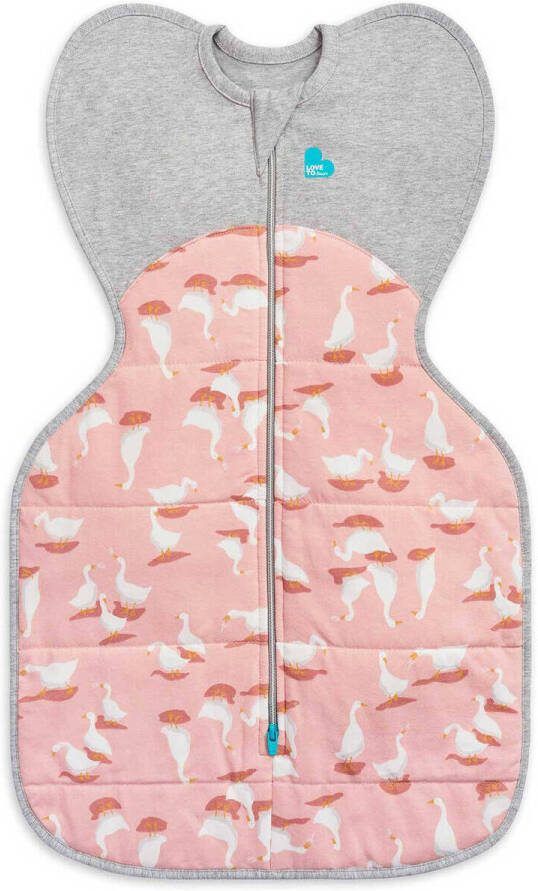 Love to Dream SwaddleUp inbakerslaapzak Fase 1 TOG 2.5 Dusty Pink Inbakerdoek Roze