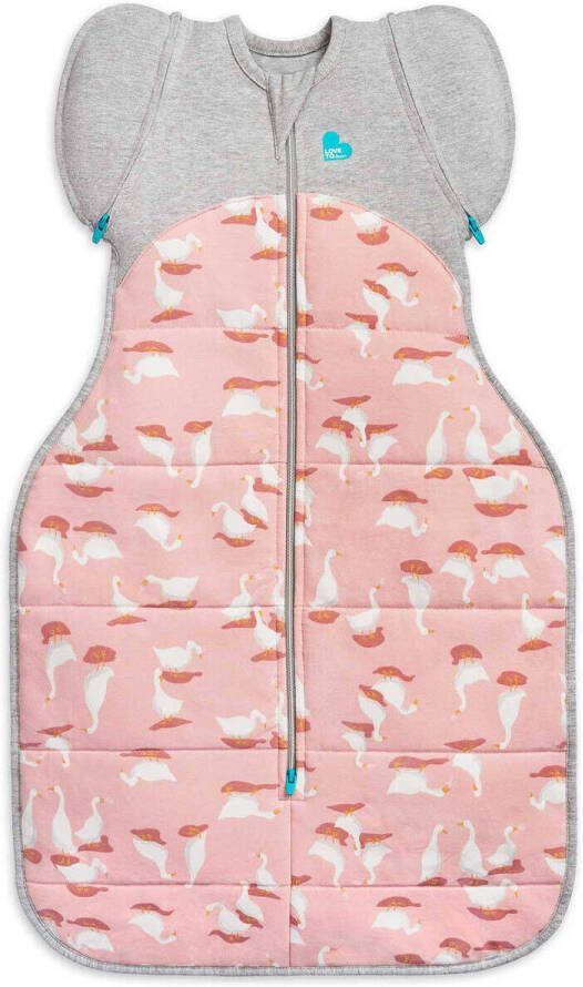 Love to Dream overgangsslaapzak Fase 2 TOG 2.5 Pink WARM Inbakerdoek Roze
