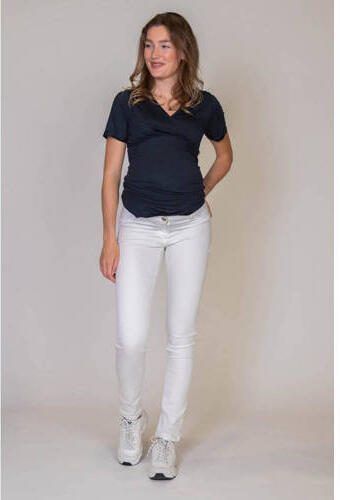 Love2wait low waist skinny broek Emerald wit Dames Stretchkatoen Effen 31 - Foto 3