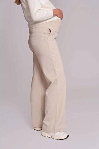 Love2wait low waist wide leg broek beige Dames Polyester Effen XS - Foto 9