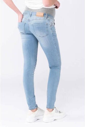 Love2wait low waist zwangerschaps skinny jeans Sophia light blue denim Blauw 33 - Foto 8