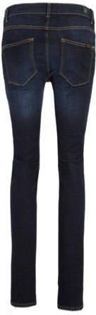 Love2wait low waist zwangerschaps straight jeans darl wash Blauw Dames Stretchdenim 26 - Foto 6