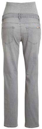 Love2wait mom zwangerschapsjeans Norah grijs Dames Stretchdenim Effen 29 - Foto 1