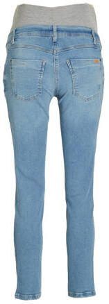 Love2wait straight fit zwangerschapsjeans light wash Blauw Dames Stretchdenim 32