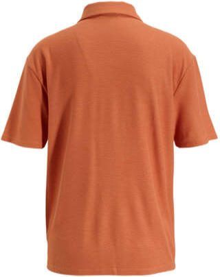 Love2wait zwangerschaps- en voedingsblouse Siena oranje Dames Polyester Klassieke kraag XS - Foto 3