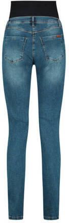 Love2wait zwangerschaps straight jeans Grace stonewashed Blauw Dames Denim 30