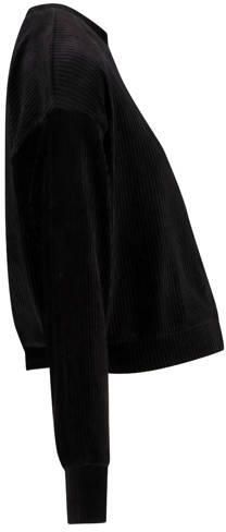 LOVE2WAIT zwangerschaps sweater zwart Trui Dames Corduroy Ronde hals - Foto 5