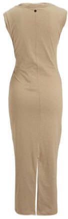 Love2wait zwangerschapsjurk Lucca beige Dames Katoen Ronde hals Effen XS - Foto 7