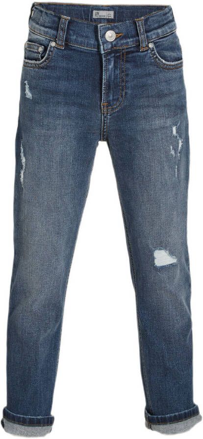 LTB straight fit jeans RENNY B carillo wash Blauw Jongens Denim Effen 116 - Foto 4