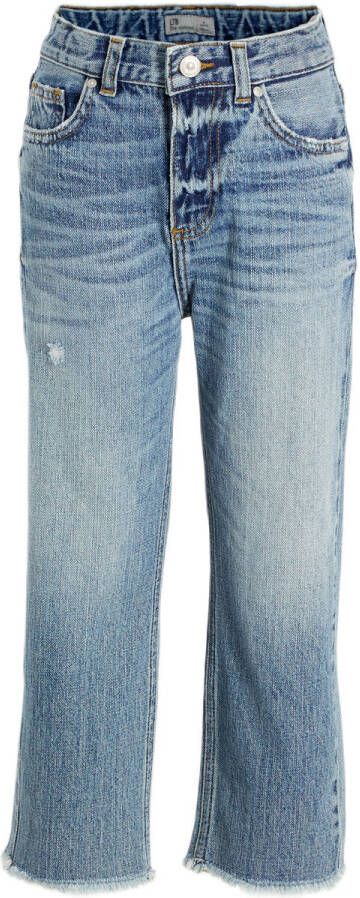 LTB high waist straight fit jeans Oliva G eliava wash Blauw Meisjes Denim 128 - Foto 5