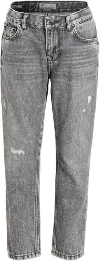 LTB mom jeans Eliana H G fadella wash Grijs Meisjes Denim Effen 134