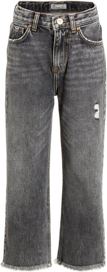 LTB high waist straight fit jeans Oliva G haley wash Grijs Meisjes Denim 158 - Foto 5