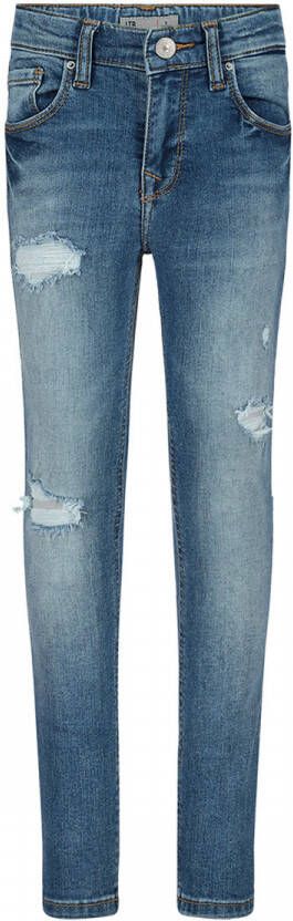 LTB skinny jeans Amy laine wash Blauw Meisjes Stretchdenim Effen 128 - Foto 2