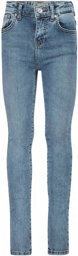 LTB high waist super skinny jeans Sophia paiva wash Blauw Meisjes Stretchdenim 104 - Foto 2