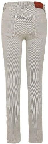 LTB gestreepte skinny jeans AMY bleach line wash Grijs Meisjes Stretchdenim 176 - Foto 1