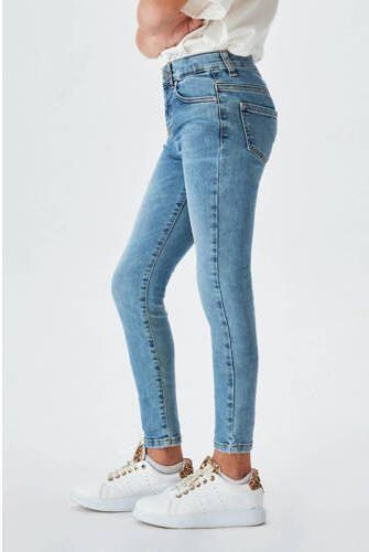 LTB high waist super skinny jeans Sophia paiva wash Blauw Meisjes Stretchdenim 104 - Foto 3