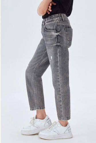 LTB mom jeans Eliana H G fadella wash Grijs Meisjes Denim Effen 134 - Foto 2