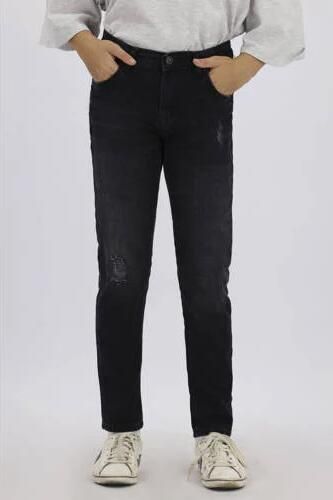 LTB mom jeans Eliana H G navi wash Zwart Meisjes Denim Effen 146