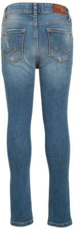 LTB skinny jeans Amy laine wash Blauw Meisjes Stretchdenim Effen 128 - Foto 4