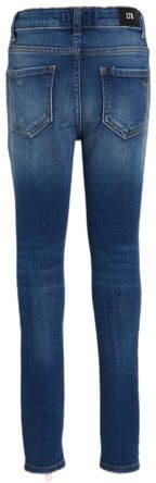 LTB skinny jeans Lonia G met slijtage ravana wash Blauw Meisjes Denim Effen 140 - Foto 2