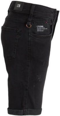 LTB slim fit short CORVIN B nella damaged wash Denim short Zwart Effen 128 - Foto 4