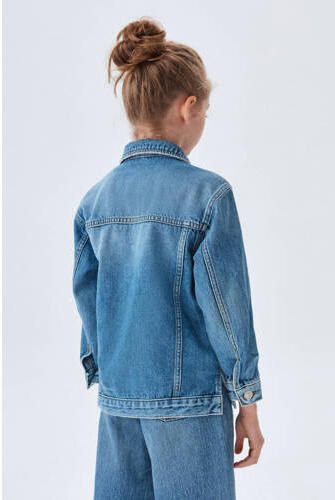 LTB spijkerjas Ronny G leva wash Blauw Meisjes Denim Klassieke kraag Effen 128 - Foto 6