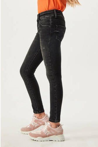 LTB super skinny jeans Julita senia wash Zwart Meisjes Stretchdenim Effen 158 - Foto 4