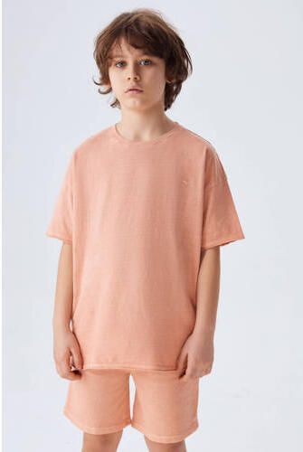 LTB T-shirt HIGOYO perzik Oranje Jongens Katoen Ronde hals Effen 152 - Foto 2