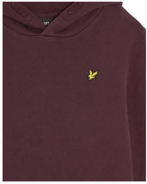 LYLE & SCOTT Jongens Truien & Vesten Brush Back Pullover Hoodie Bordeaux - Foto 5