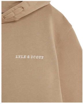 Lyle & Scott hoodie MLB2020V Sweater Beige Jongens Katoen Capuchon Effen 164 170 - Foto 3